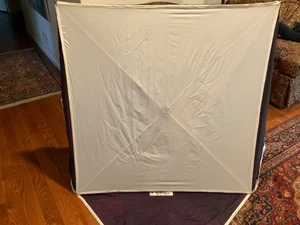 Larson 42”x42” Softbox, SOFFBOX. Fabric and frame only. Read description - Picture 1 of 6