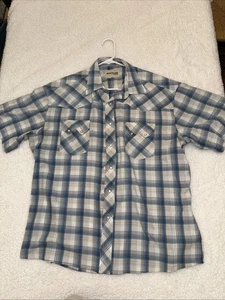 rustler pearl snap shirt Men’s L Western - Picture 1 of 7