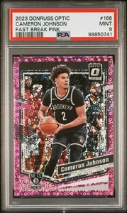 2023 Panini Donruss Optic #166 Cameron Johnson - PSA MT *TedsCardShack* - Picture 1 of 2