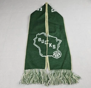 Milwaukee Bucks Reversible Verde/Crema Ciudad Promocional SGA Bufanda Potawatomi - Imagen 1 de 9