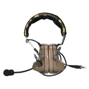 COMTAC II Silikonowa nausznica Taktyka redukcji szumów W/ U94 PTT Walkie Talkie H CB - Zdjęcie 1 z 8