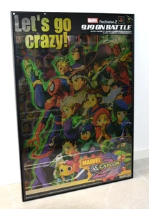 Marvel VS Capcom 2 - Póster promocional B2 Foil - PS2 Xbox - Capcom - 2000 - Imagen 1 de 7