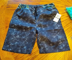 Boys - 7 for all mankind Blk/Gry/Camo Shorts With Elastic Waist - Sz Small (6/7) - Picture 1 of 4