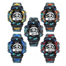  Boys Cheap Watches Sports Multifunction Wristwatch Digital Camo Watch UK
