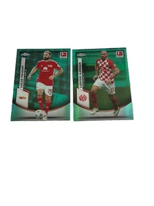 2023/2024 Topps Chrom Bundesliga Lucas Tousart & Ludovic Ajorque Aquafolie - Bild 1 von 5