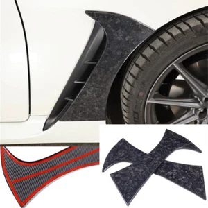 Forged Carbon Fiber Side Fender Air Vent Outlet Panel Cover For Subaru BRZ 2022+ - Picture 1 of 6