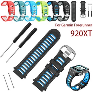 Ersatz Silikon Uhrenarmband Band mit Werkzeugset für Garmin Forerunner 920XT - Bild 1 von 42