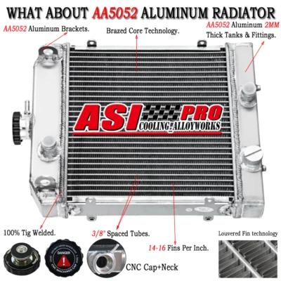 0413-205 Radiador de aluminio Arctic Cat Alterra Prowler XR TRV 700 550 450 XT Foto 1 de 4