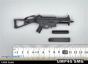 Modello pistola fucile 1:6 UMP45 SMG 016 per action figure maschili HT 12"" giocattoli - Foto 1 di 6