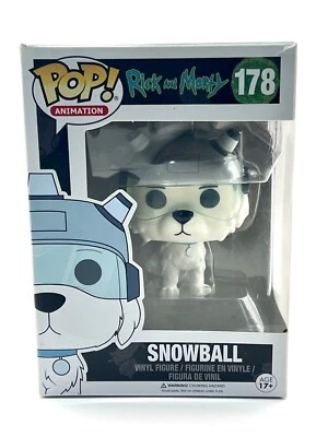 Funko POP! Rick & Morty Animation Snowball Vinyl Figure #178 FREE Shipping! - Image 1 of 4