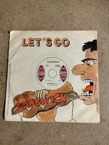 SANDWICH LET'S GO \ MUSTANG RARE MIX ITALO DISCO 1979 1 stampa - Imagen 1 de 7