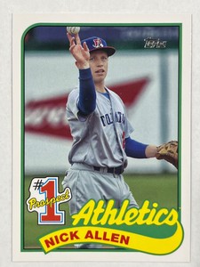 NICK ALLEN 2020 Topps #1 Prospect #P-13 Oakland Athletics (RC) Baseball Card MLB