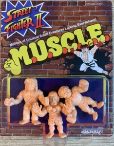 Street Fighter II M.U.S.C.L.E. Confezione B Minifigure - Ken, Dhalsim, Balrog: NUOVO - Foto 1 di 3