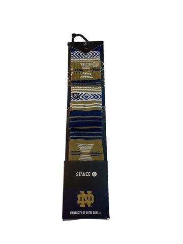 Stance NCAA Notre Dame ND Socks Men’s SZ LG 9-12 NEW Cover