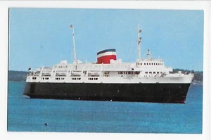 Vintage Postcard M.V. Bluenose Ferry Service Bar Harbor Maine Yarmouth N.S. 1956 - Picture 1 of 4