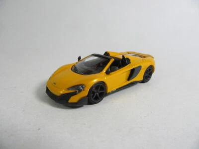Minichamps 1:87 2017 Mclaren 675 LT Spider Vulcano Giallo Modello Finitto - Immagine 1 di 4