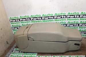 00-05 LeSabre - Tan Leather Fold Down Arm Rest Center Console Cup Holder Long OE - Picture 1 of 10