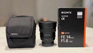 MINT CONDITION WITH BOX! Sony FE 14mm F1.8 GM Full-frame Ultra-wide Lens - Picture 1 of 9