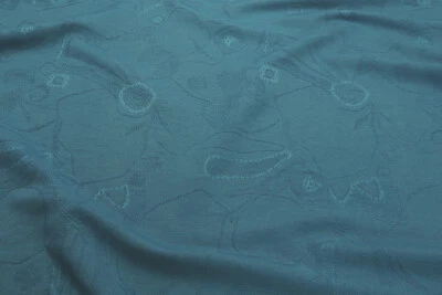 Stoff Baumwolle Polyester Jacquard marine Phantasie Ton in Ton - Bild 1 von 4