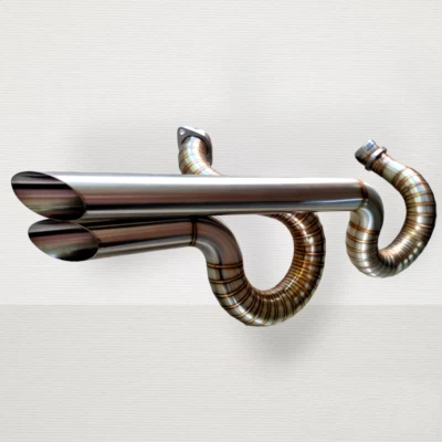 Exhaust Custom Fit For Harley Davidson Sportster 883 SHOT GUN Model - Image 1 of 3