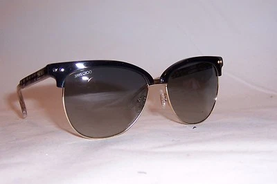 NUEVAS GAFAS DE SOL JIMMY CHOO ARAYA/S LYW-VK NEGRAS/GRISES AUTÉNTICAS Foto 1 de 4