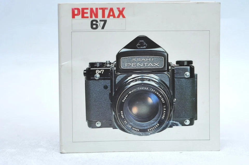 Pentax Original 6x7 Film Camera Instruction Manual English - Image 1 of 1