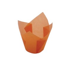 Pirottini cupcake tulipano, pirottini muffin carta forno per dolci marrone 250pz