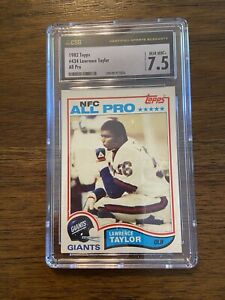 1982 Topps Lawrence Taylor All Pro Rookie Card #434 CSG 7.5