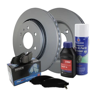 Front Brake Kit 350mm Rotors Akebono Ceramic Pads For Expedition F-150 Navigator - Picture 1 of 8