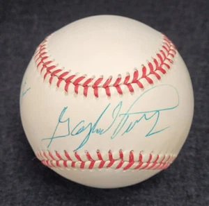 GAYLORD PERRY Signed Inscribed MERRY CHRISTMAS Official Baseball-HOF-GIANTS-PSA - Picture 1 of 10