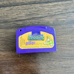Leap Frog Leap 1 Reading- Scooby Doo and the Disappearing Donuts "Cartridge Only - Picture 1 of 3