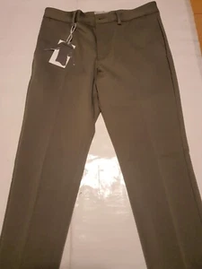 Men's W30 Teeshoppen Performance Trousers Dusty Olive L32 - Picture 1 of 8