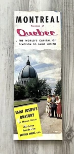Vintage Saint Joseph’s Oratory Mount Royal Shrine Montreal Quebec Brochure - Picture 1 of 9