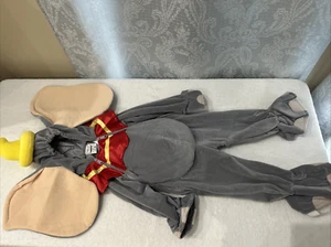 Disney Store Deluxe Disfraz Dumbo Una Pieza Talla 6-12 Meses Foto Halloween - Imagen 1 de 14