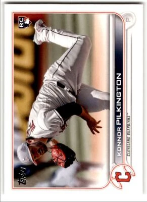2022 Topps Update Konnor Pilkington Rookie #US304 Cleveland Guardians - Image 1 of 2