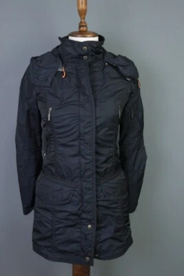Chaqueta Parka Parajumpers Cortavientos Azul Multibolsillos Con Capucha XS Foto 1 de 4