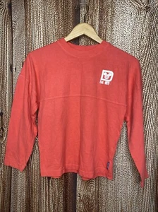 Spirit Jersey Youth Medium Coral Walt Disney World Long Sleeve Shirt Spellout - Picture 1 of 5
