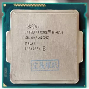 Intel Core I7-4770 3.40GHz CPU SR149 Quad-Core LGA 1150/Socket H2 CPU Processor - Picture 1 of 3