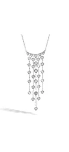 New $995 John Hardy Naga Legends Dragon Scale Cascading Sterling Silver Necklace - Picture 1 of 3