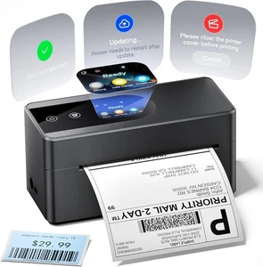 Thermal Printer with Touchscreen – Upgraded Bluetooth 4x6 Thermal Label Printer - Picture 1 of 9