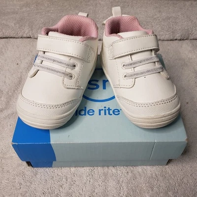 Zapatillas Stride Rite 360 SR Taye 2.0 Niña Pequeña Talla 4M Rosa Floral Bordado Foto 1 de 4