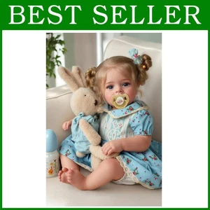 Realistische Reborn Baby Puppe - Handarbeit Kleinkind mit Kleidung - Bild 1 von 11