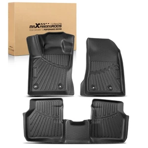 Front & Rear 2 Row Car Mats For Jeep Compass 2017 2018 2019-2025 Rubbe TPE - Picture 1 of 13