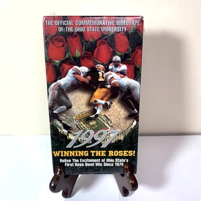 VTG Ohio State University Buckeyes 1997 Winning The Roses (VHS Cassette Tape) - Image 1 of 4