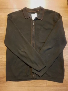 Chaqueta Percival Para Hombre Grande XL Verde Cremallera Completa Tareas Abrigo Caqui Harrington Bomber - Imagen 1 de 7
