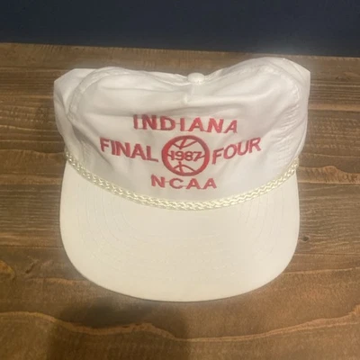 Новая винтажная бейсболка 1987 INDIANA HOOSIERS Basketball National Champions с застежкой сзади - Изображение 1 из 4
