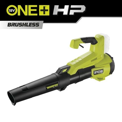 RYOBI 18V ONE+ Whisper™ Brushless Akku-Laubgebläse ohne Akku & Ladegerät