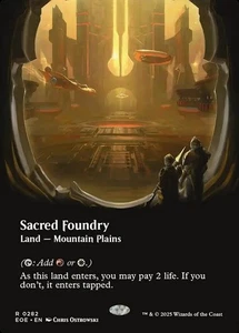 1x - Sacred Foundry - (borderless - #282) - Edge of Eternities - NM MTG - Picture 1 of 1