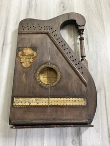 Antique Zither Mandolin Lap Harp Felix Oscar Schmidt Special Panama Model 1915 - Picture 1 of 13