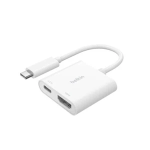 Belkin Connect USB C to HDMI + Charge Adapter for iPhone 16 15 macbook laptops - Picture 1 of 2
